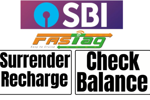 How to check balance and recharge and Surrender SBI Fastag online